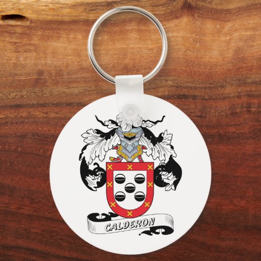 Calderon Family Crest Sleutelhanger (Voorkant)