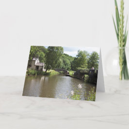 Caldon Canal Consall Staffordshire Bedankkaart