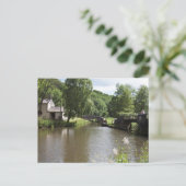 Caldon Canal Consall Staffordshire Briefkaart (Staand voorkant)