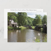 Caldon Canal Consall Staffordshire Briefkaart (Voorkant / Achterkant)