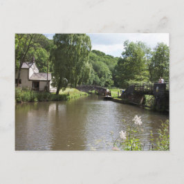 Caldon Canal Consall Staffordshire Briefkaart