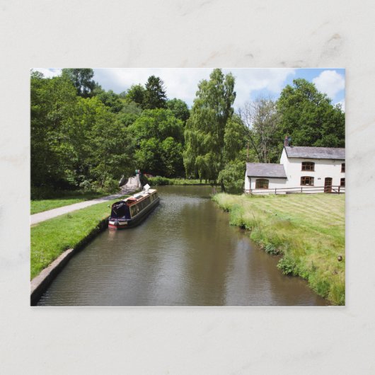 Caldon Canal Consall Staffordshire Briefkaart (Voorkant)