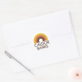 Caldor Banks Ronde Sticker (Envelop)
