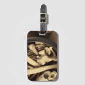 Caldron of botten. bagagelabel (Voorkant (verticaal))