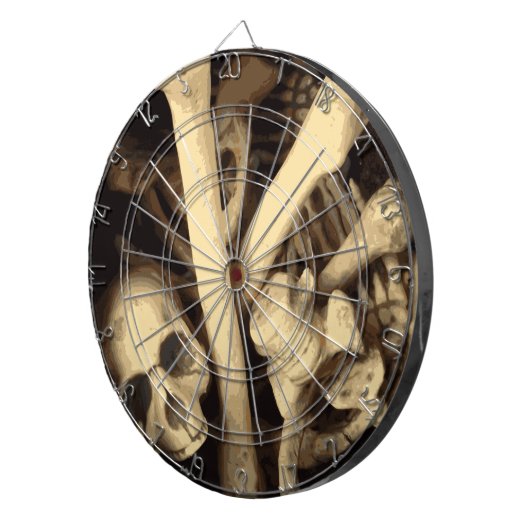 Caldron of botten. dartbord (Voorkant Rechts)