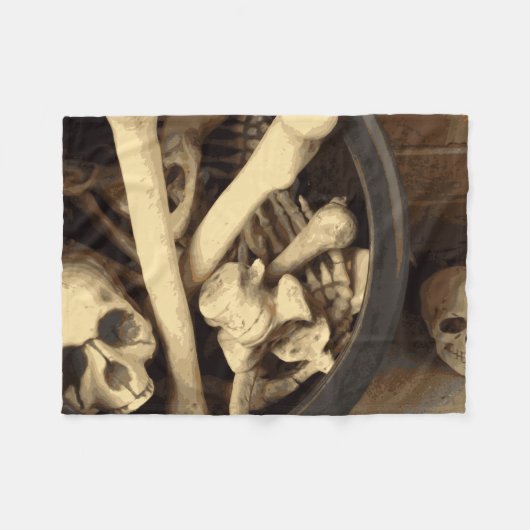 Caldron of botten. fleece deken (Voorkant (Horizontaal))