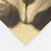 Caldron of botten. fleece deken (Hoek)