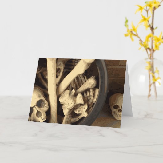 Caldron of botten. kaart (Gele Bloem)