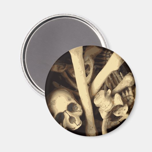 Caldron of botten. magneet (Voorkant / Achterkant)