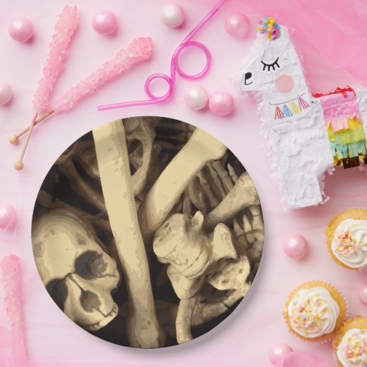 Caldron of botten. papieren bordje (Feest)