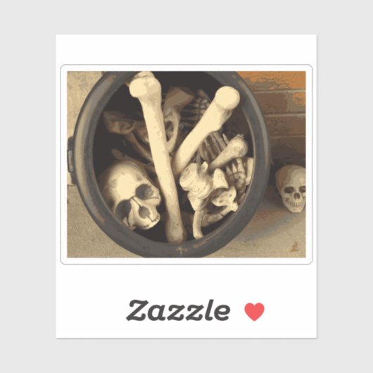 Caldron of botten. sticker (Vel)