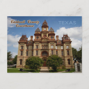 Caldwell County Courthouse, Lockhart, Texas Briefkaart