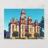 Caldwell County Courthouse, Lockhart, TX. Briefkaart (Voorkant)