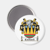 Caldwell Family Crest Magneet (Voorkant / Achterkant)