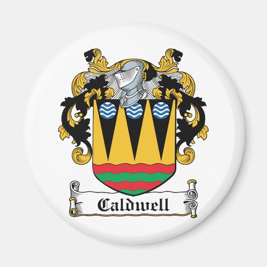 Caldwell Family Crest Magneet (Voorkant)