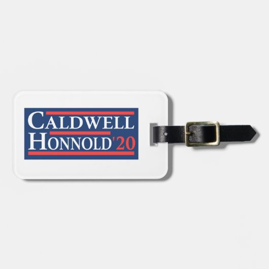 Caldwell Honnold 2020 Bagagelabel (Voorkant horizontaal)