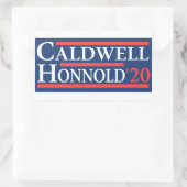 Caldwell Honnold 2020 Rechthoekige Sticker (Tas)