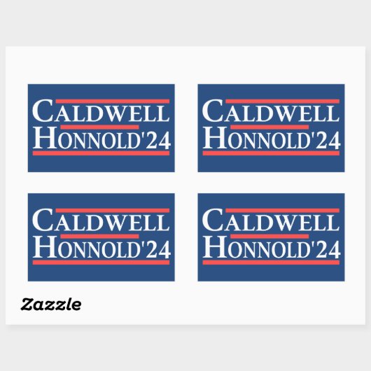 Caldwell Honnold 2024 Rechthoekige Sticker (Vel)