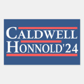 Caldwell Honnold 2024 Rechthoekige Sticker (Voorkant)