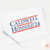 Caldwell Honnold 2024 Rechthoekige Sticker (Envelop)