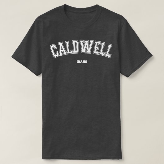 Caldwell Idaho T-shirt (Design voorkant)