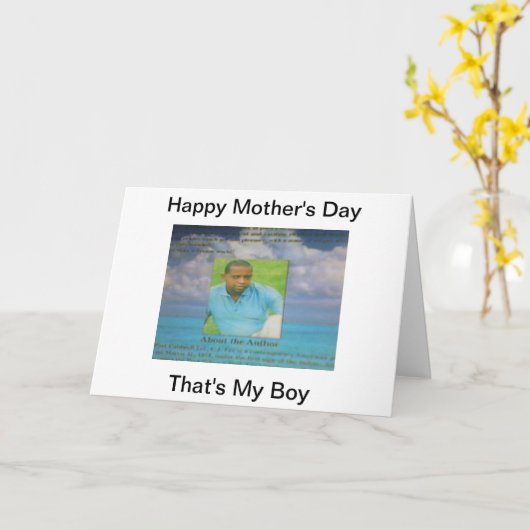 Caldwell Lee Moederdag Kaart (Gele Bloem)