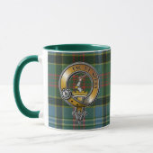 Caldwell Tartan & Badge Mok (Links)