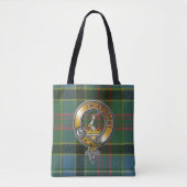 Caldwell Tartan & Badge Tote Bag (Voorkant)