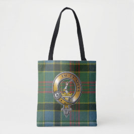 Caldwell Tartan & Badge Tote Bag