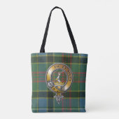 Caldwell Tartan & Badge Tote Bag (Achterkant)