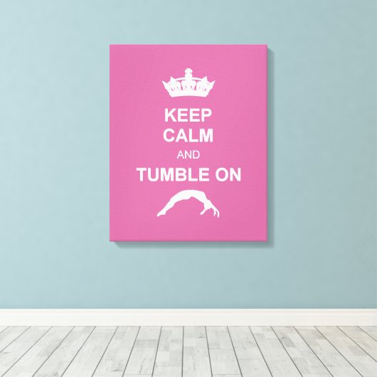 Cale en Tumble behouden Canvas Afdruk (Insitu (Houten vloer))