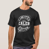 CALEB Limited Edition Funny Personal Name Joke T-shirt (Voorkant)
