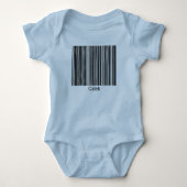 Caleb Personalized Functional Barcode T-shirt (Voorkant)