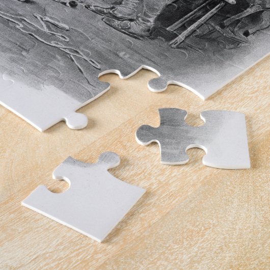 Caleb Plummer en zijn blinde dochter uit 'Charle' Legpuzzel (Zijkant)