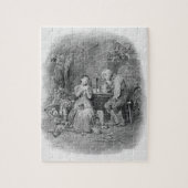 Caleb Plummer en zijn blinde dochter uit 'Charle' Legpuzzel (Verticaal)