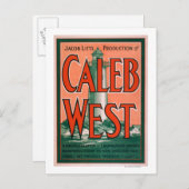 Caleb West vuurtoren New England Zee Folk Briefkaart (Voorkant / Achterkant)
