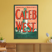 Caleb West vuurtoren New England Zee Folk Canvas Afdruk (Insitu (Woonkamer))