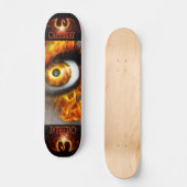 CALEBRAY FIRE EYE PERSOONLIJK SKATEBOARD (Voorkant)