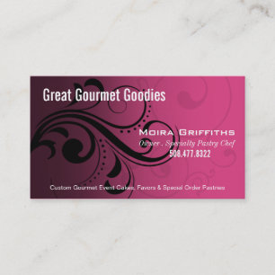 Caleché Swirl Stylish Business Card-sjabloon Visitekaartje