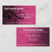 Caleché Swirl Stylish Business Card-sjabloon Visitekaartje (Voorkant / Achterkant)