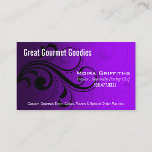 Caleché Swirl Stylish Business Card-sjabloon Visitekaartje