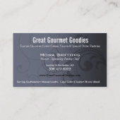 Caleché Swirl Stylish Business Card-sjabloon Visitekaartje (Achterkant)