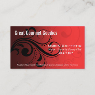 Caleché Swirl Stylish Business Card-sjabloon Visitekaartje