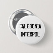 Caledonia Interpol Button (Voorkant /achterkant)