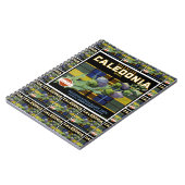 Caledonia Oranje Label multiprint Notitieboek (Linkerzijde)