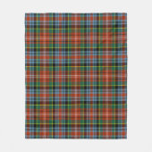 Caledonia Oude Plaid Fleece Deken (Voorkant)