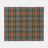 Caledonia Oude Plaid Fleece Deken (Voorkant (Horizontaal))