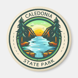 Caledonia State Park Pennsylvania Badge Magneet