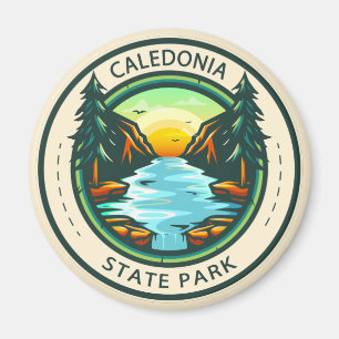 Caledonia State Park Pennsylvania Badge Magneet