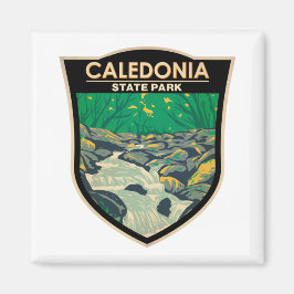 Caledonia State Park Pennsylvania Badge Magneet
